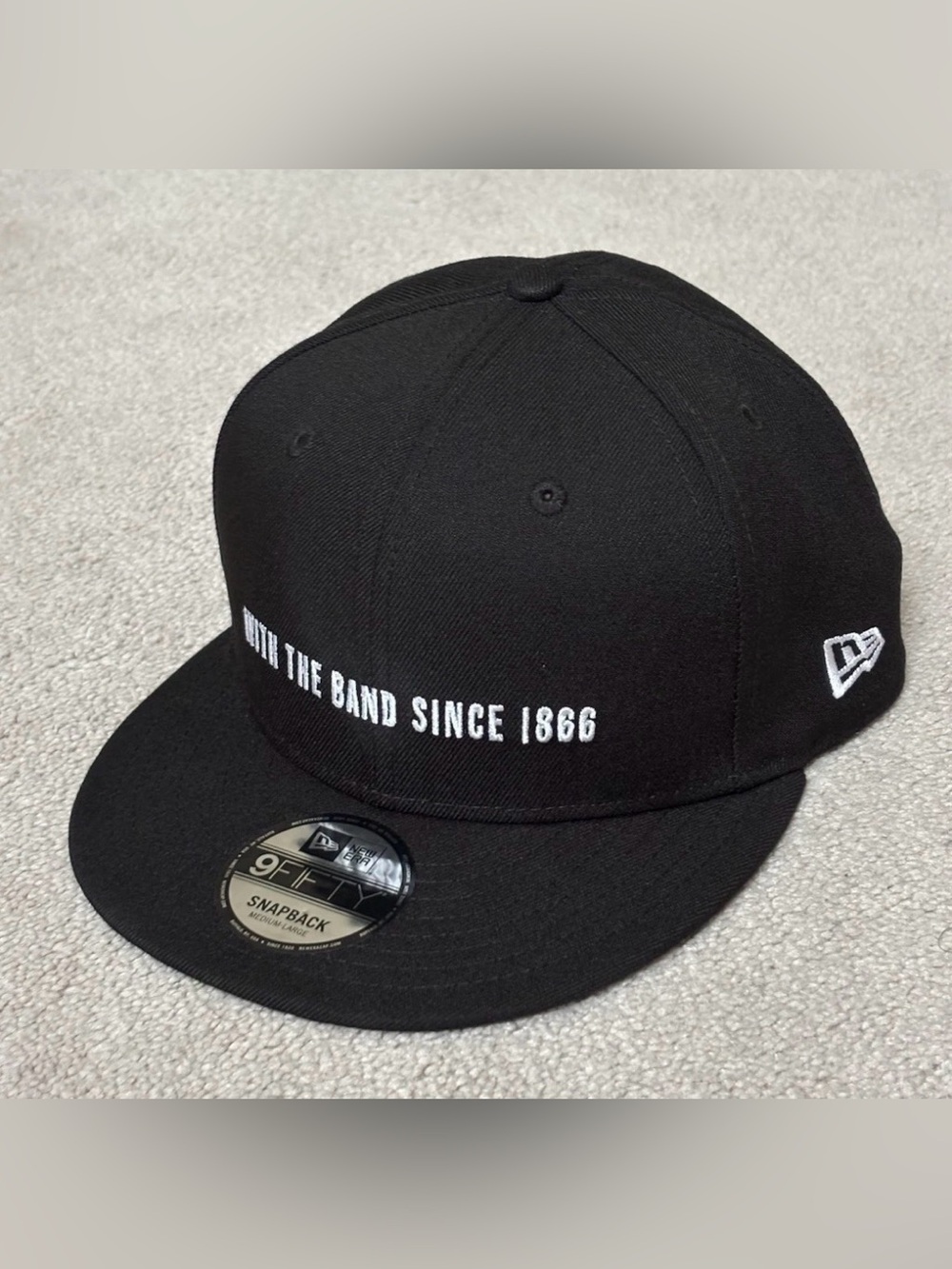 Jack Daniels NewEra Hat 9Fifty Snapback With The Band Since 1866 Doors Rock Punk